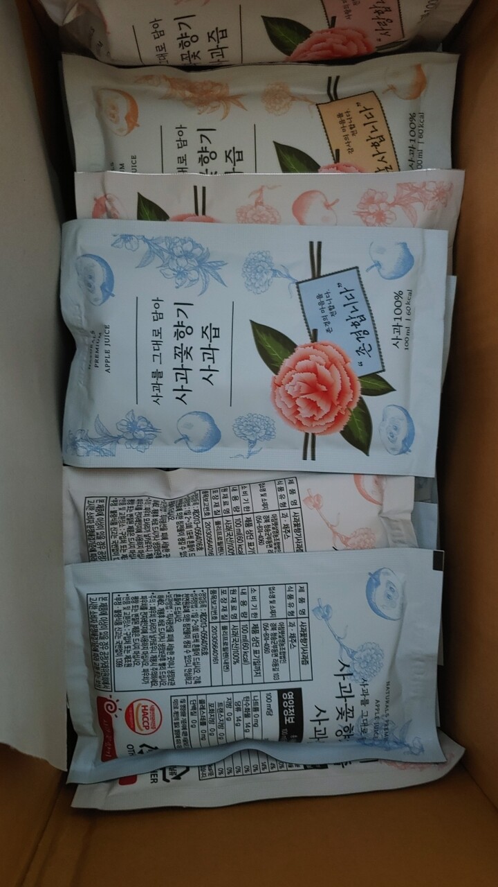 아침햇살영농조합 사과꽃향기 사과즙 100ml 100포 [1개] - 에누리 가격비교