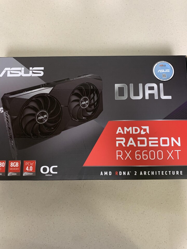 ASUS Dual Radeon RX 6600 XT 搭載ビデオカード OC Edition 8GB GDDR6