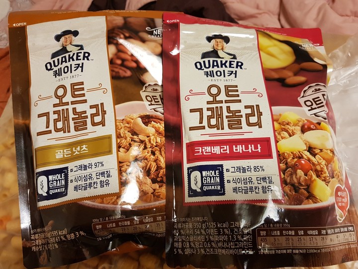 퀘이커 오트 그래놀라 골든넛츠 350g (2개) : 다나와 가격비교 [다나와] 퀘이커 오트 그래놀라 골든넛츠 350g (2개)