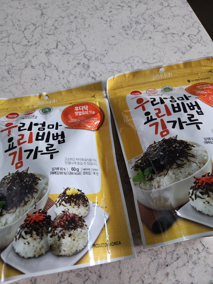 대양식품 바다모아 김가루 우리엄마 요리비법 김가루 60g (2개)... [다나와] 대양식품 바다모아 김가루 우리엄마 요리비법 김가루 60g (2개)