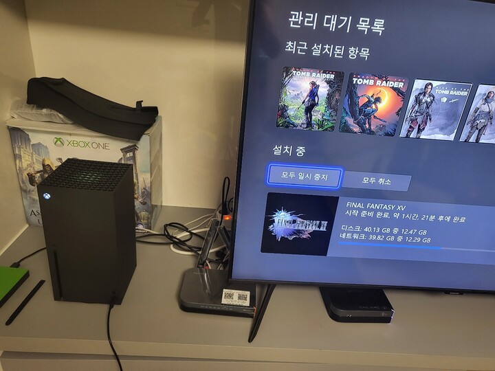 소음이 거의  없고xbox one  쓰다가 이번...