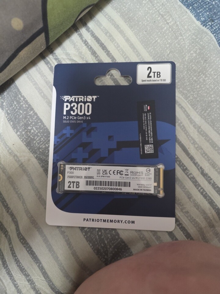 パトリオット M.2 SSD 2TB P300 中古PATRIOT P300 M.2 NVMe (2TB