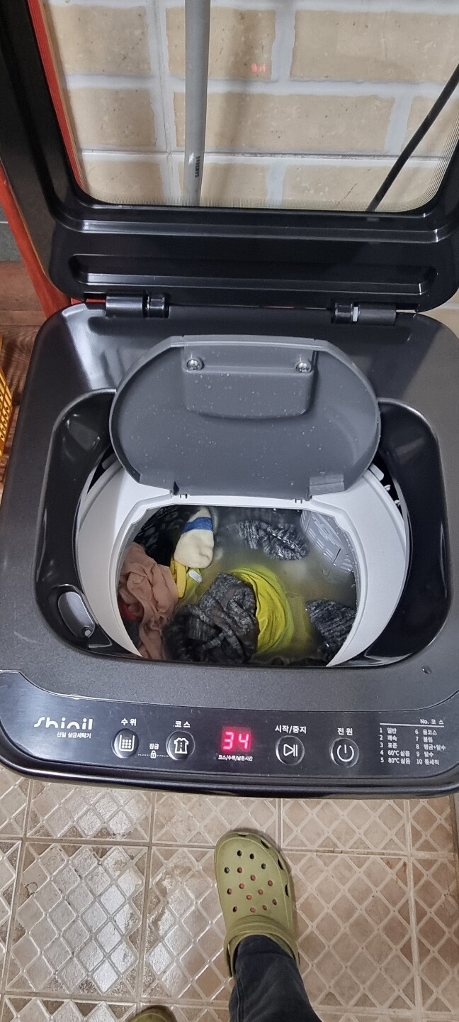 삼성 아가사랑 세탁기 사용하다가 고...