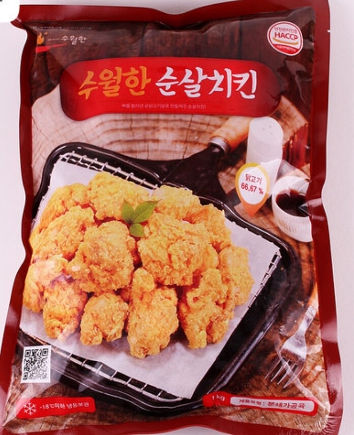 새롬에프에스 수월한 순살치킨 1kg (1개) : 다나와 가격비교 [다나와] 새롬에프에스 수월한 순살치킨 1kg (1개)