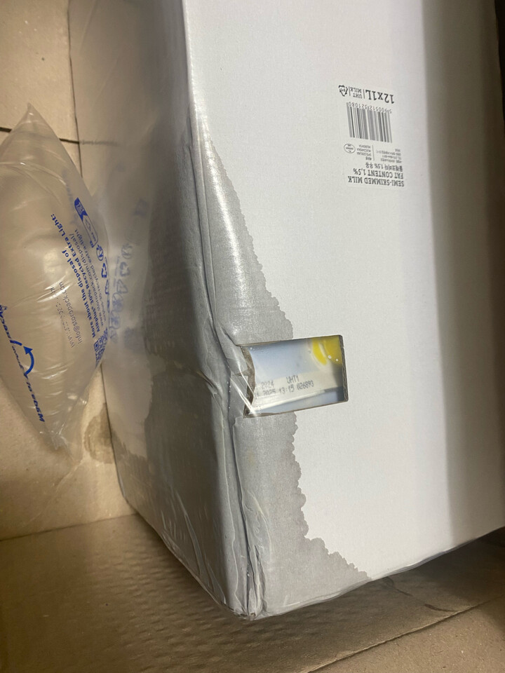 포장하실때 팩이 세워지게..... 노랑뚜...