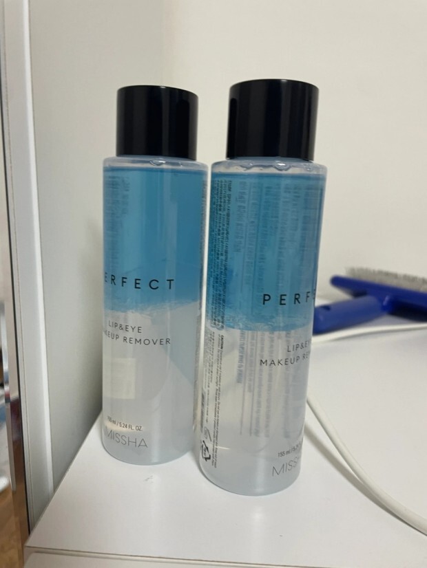 Missha Perfect Lip & Eye Makeup Remover Duo Set (2 x 155ml)